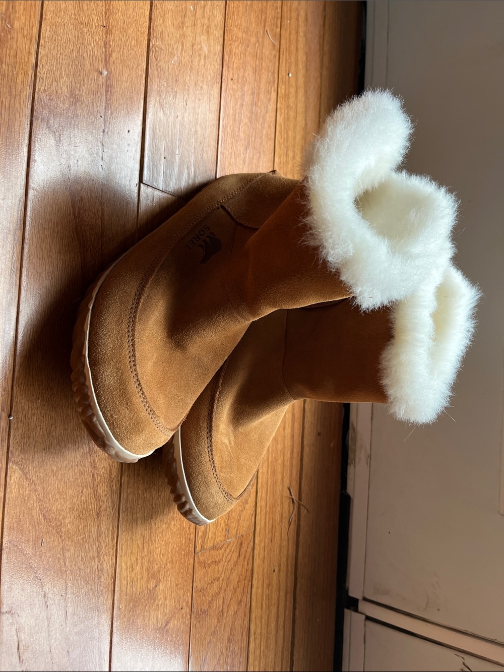 Sorel Suede Winter Boot - Chestnut